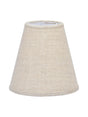 Toppringskärm E14 – Lin natur 15 cm