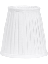 Cia Toppringskärm – Plissé vit 20 cm