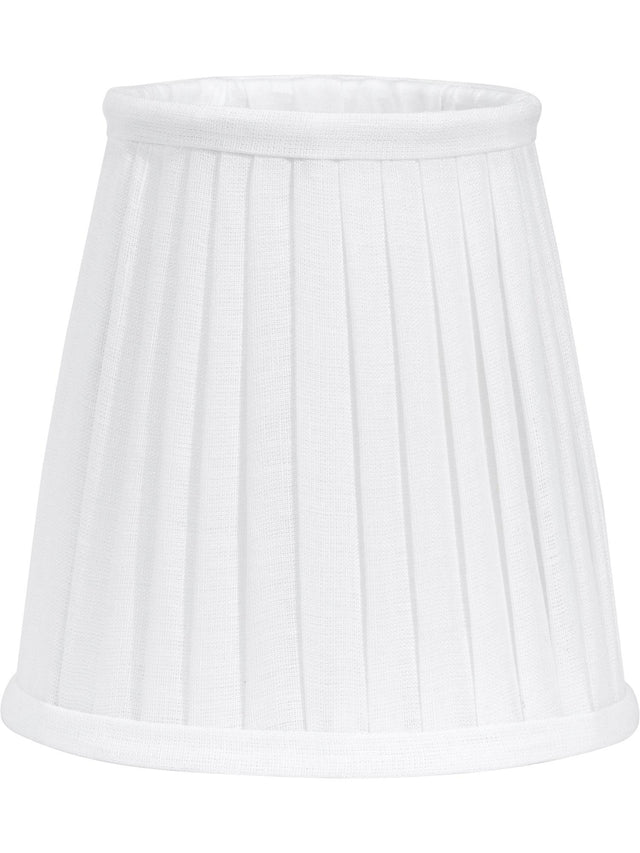 Cia Toppringskärm – Plissé vit 20 cm