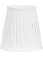 Cia Toppringskärm – Plissé vit 20 cm