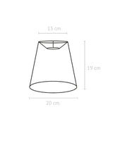 Cia Toppringskärm – Classico grå 20 cm