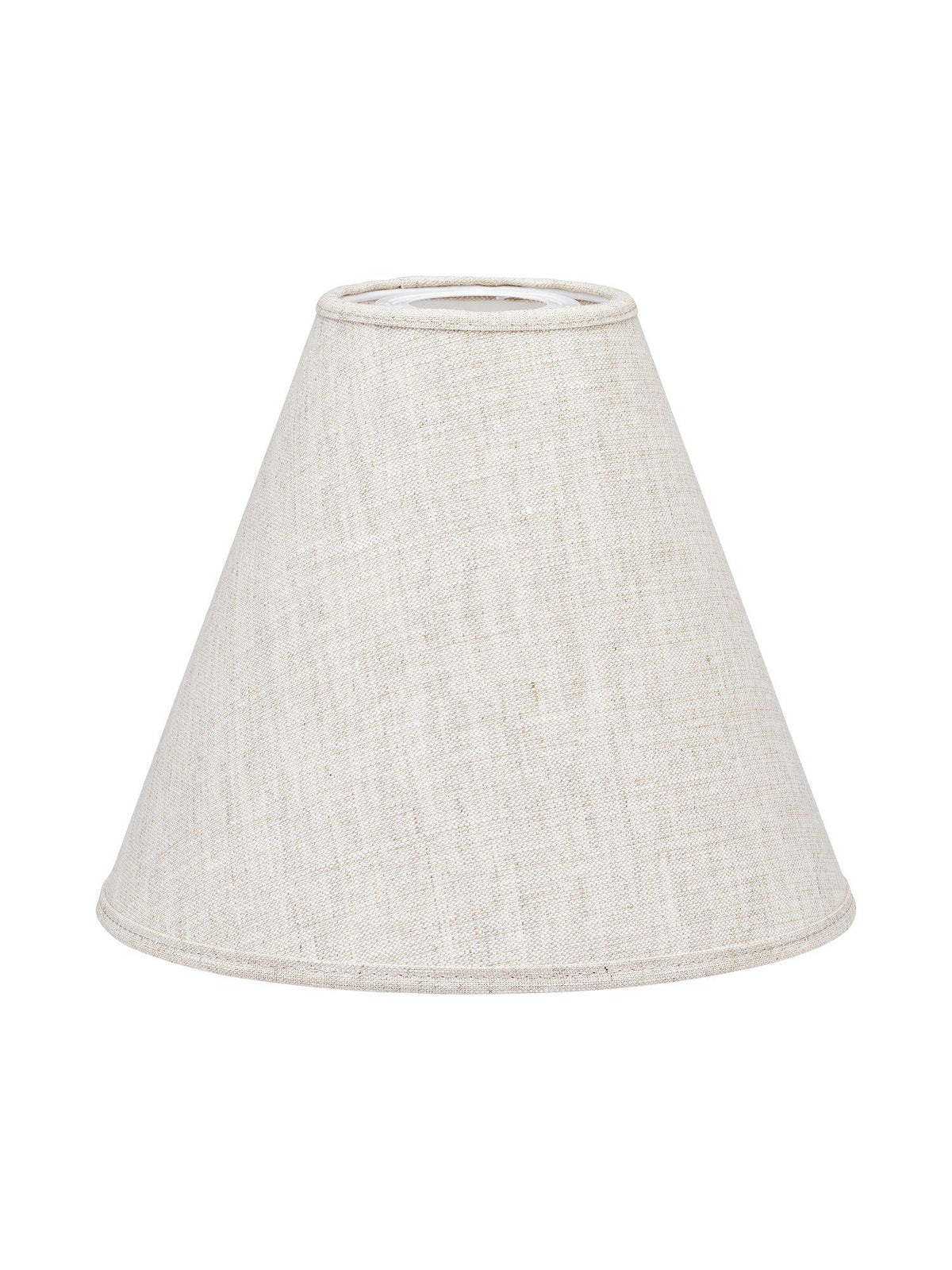 Toppringskärm – Lin natur/vit 22 cm
