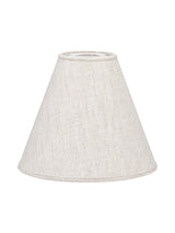 Toppringskärm – Lin natur/vit 22 cm