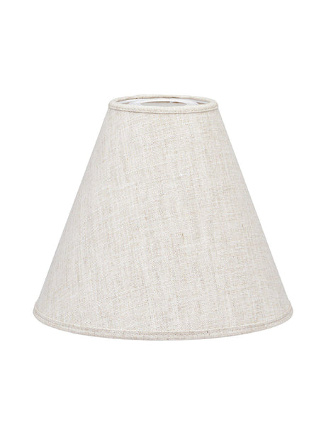 Toppringskärm – Lin natur/vit 22 cm