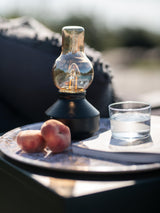 Glimt Bordslampa IP44 – Laddbar svart/amber 21 cm