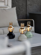 Glimt Bordslampa IP44 – Laddbar svart/amber 21 cm