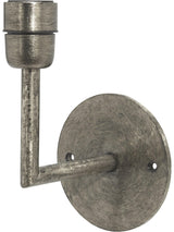 Base Vägglampa – Beaten silver 13 cm
