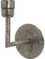 Base Vägglampa – Beaten silver 13 cm