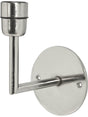 Base Vägglampa – Matt chrome 13 cm
