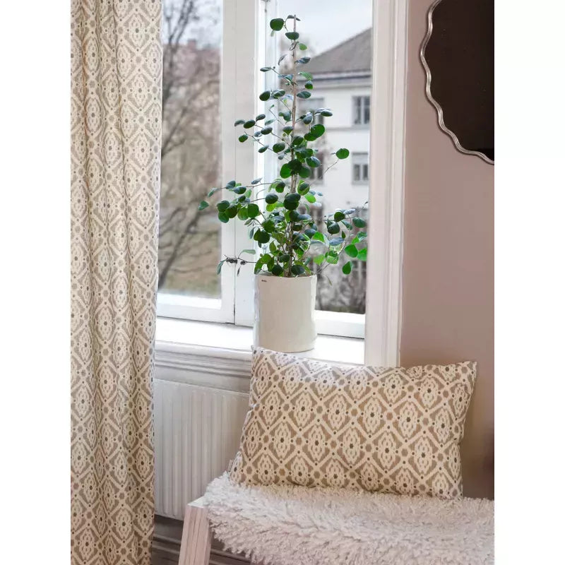 Ikat Kudde Beige 40x60cm