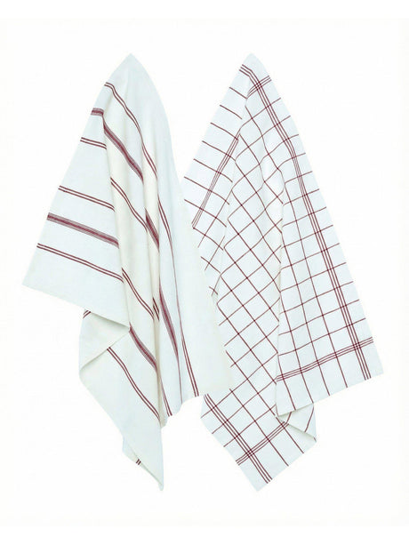 Erin Kökshandduk 2P Vinröd 50x70cm