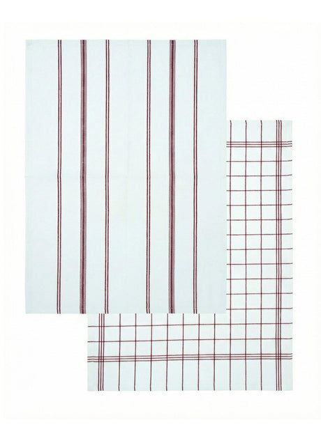 Erin Kökshandduk 2P Vinröd 50x70cm