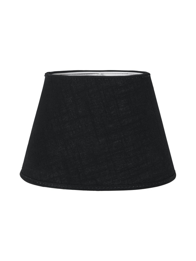 Oval Lampskärm – Classico svart 15 cm