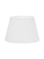 Oval Lampskärm – Lin off-white 15 cm