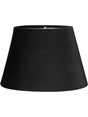 Oval Sammet – Svart 20 cm