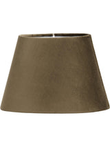 Oval Sammet – Brun 20 cm