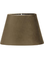 Oval Sammet – Brun 20 cm