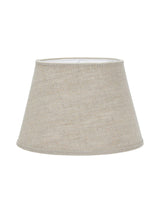 Oval Lampskärm – Lin natur 20 cm