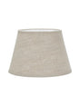 Oval Lampskärm – Lin natur 25 cm