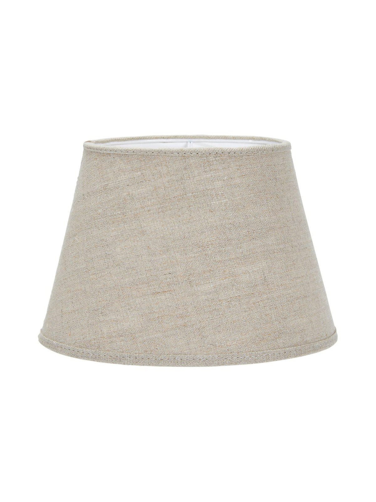 Oval Lampskärm – Lin natur 30 cm