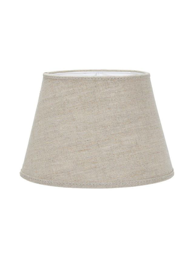 Oval Lampskärm – Lin natur 30 cm