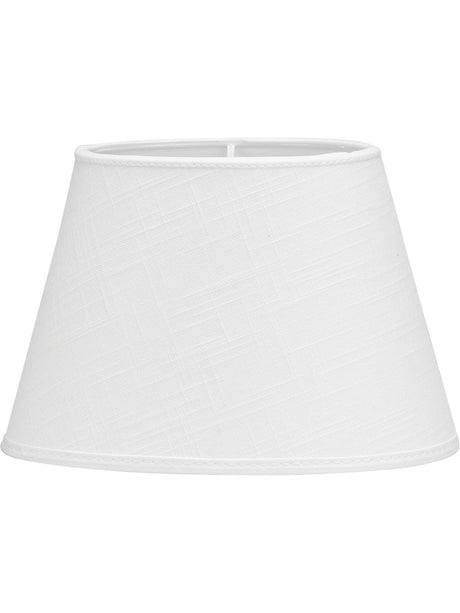 Oval Lampskärm – Classico vit 42 cm