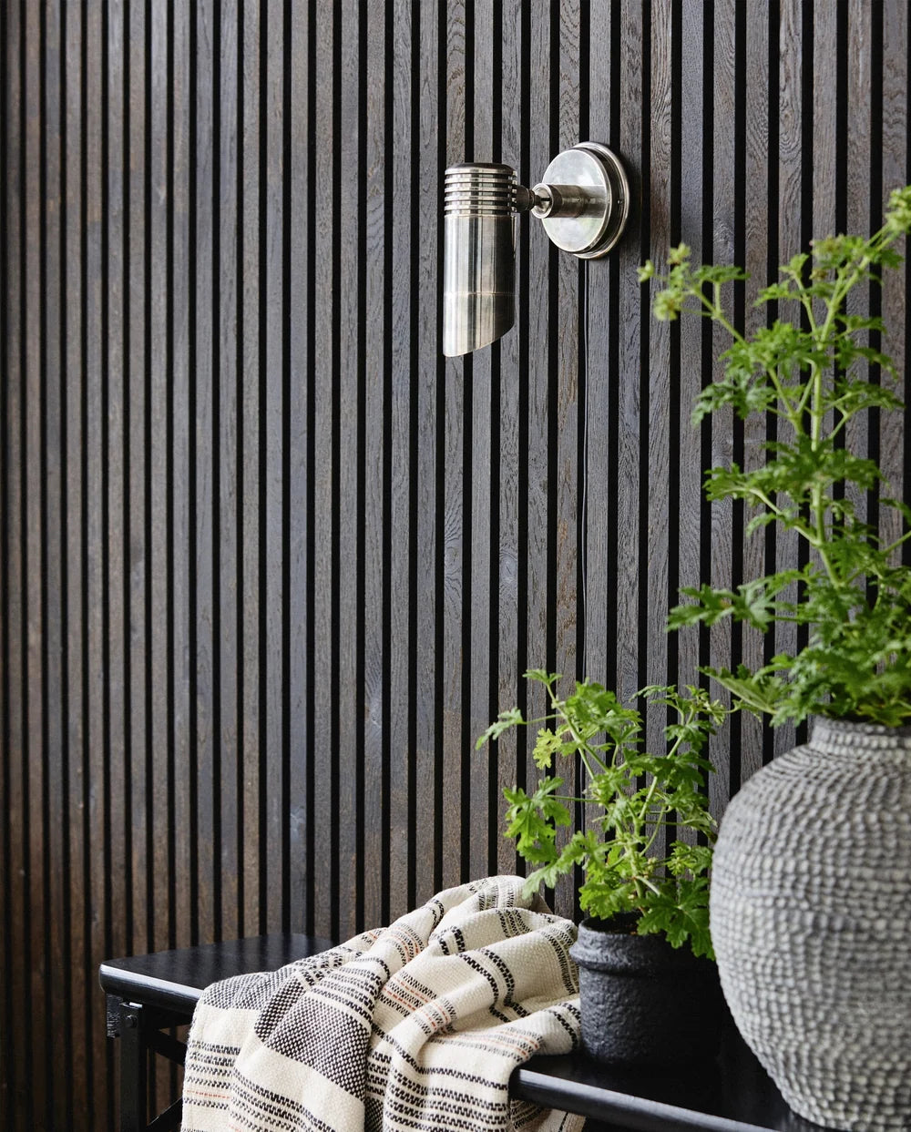 Nordal, BRAGI utomhusvägglampa – krom