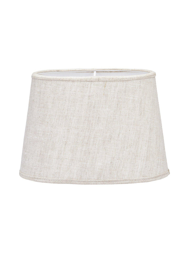 Omera Lampskärm – Lin natur/vit 23 cm