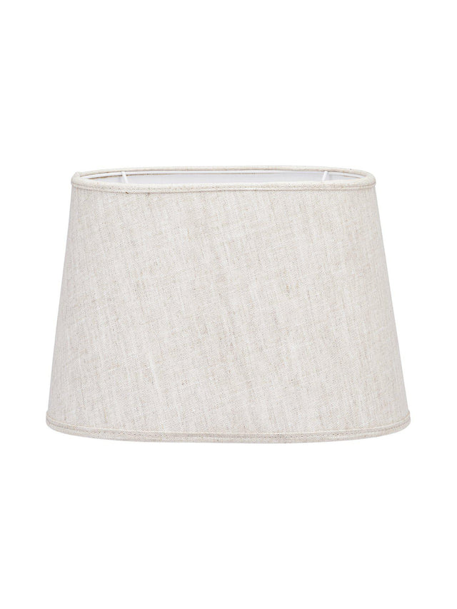 Omera Lampskärm – Lin natur/vit 27 cm