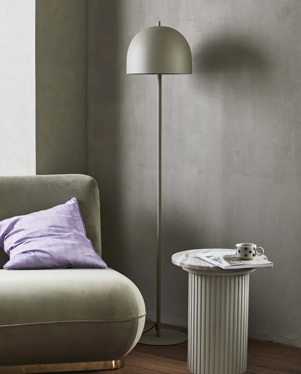 Nordal, GLOW golvlampa – matt beige