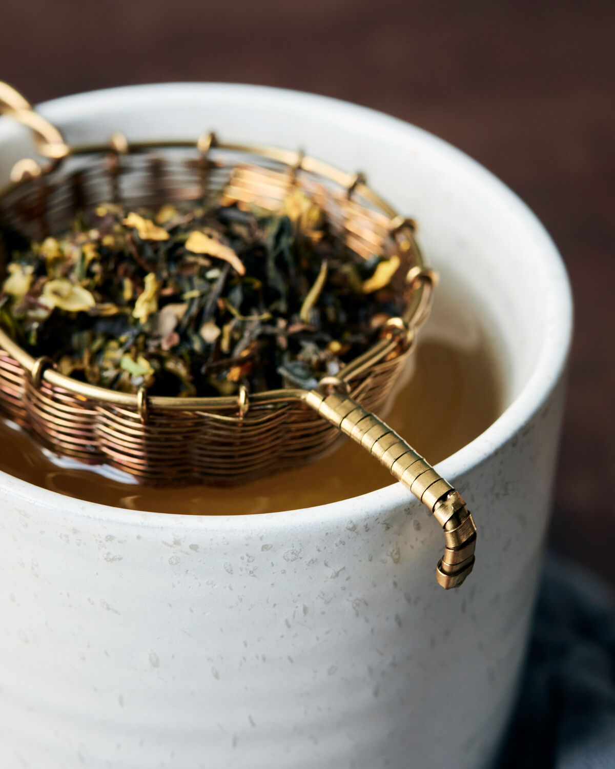 Tea strainer, NVPresentation, Guld