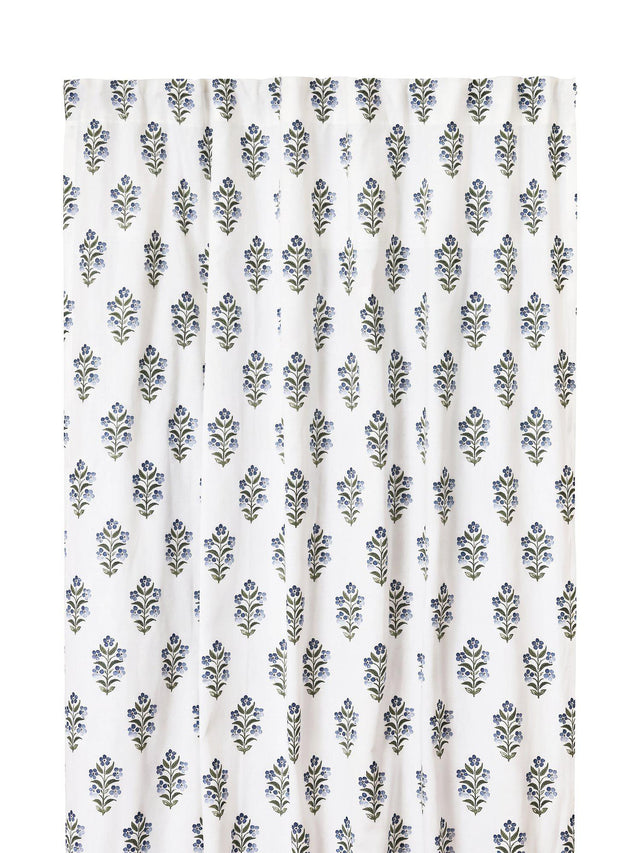 Alva Gardin 2-pack – Djupblå 2x145x250 cm