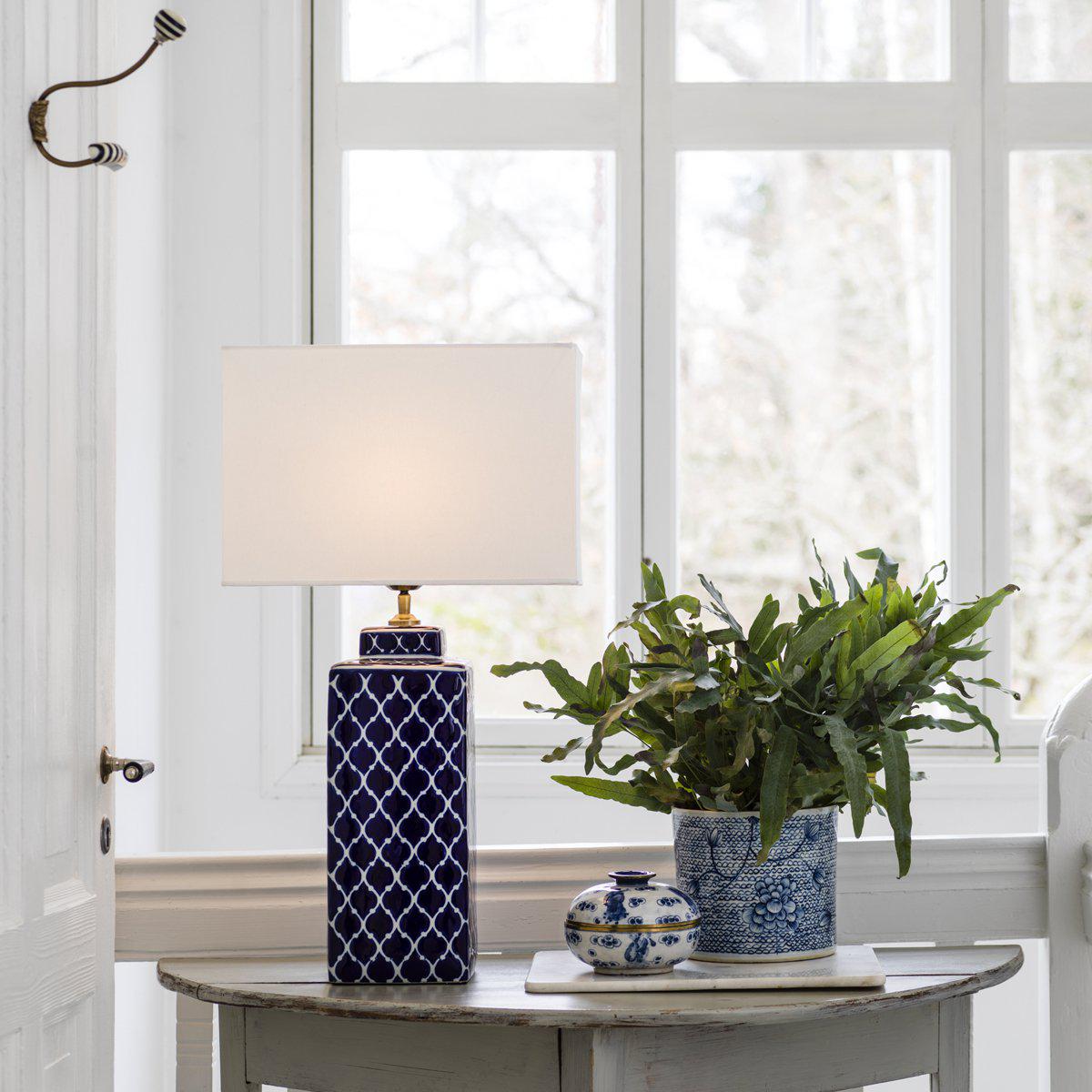 Rakel Lampskärm – Franza vit 40 cm