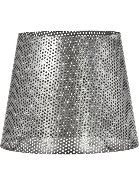 Mia Hålad Lampskärm – Antik silver 20 cm