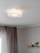 Sam Plafond Linne – Vit 45 cm