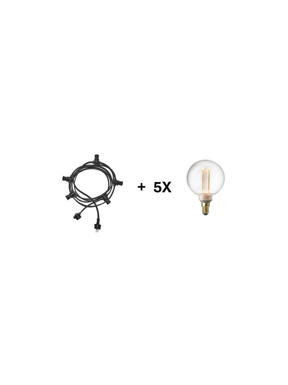 Future LED Pkt E14 – 5x ww2000 G80, 4,2m 15 cm