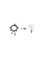 Future LED Pkt E14 – 5x ww2000 G80, 4,2m 15 cm
