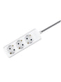 Grenuttag 3:a – Vit/bl white 2m 4 cm