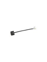 Takkontakt DCL Svart – 20 cm kabel jordad