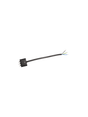 Takkontakt DCL Svart – 20 cm kabel jordad