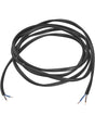 Lampsladd 5m – Svart, flat 2x0,75 500 cm