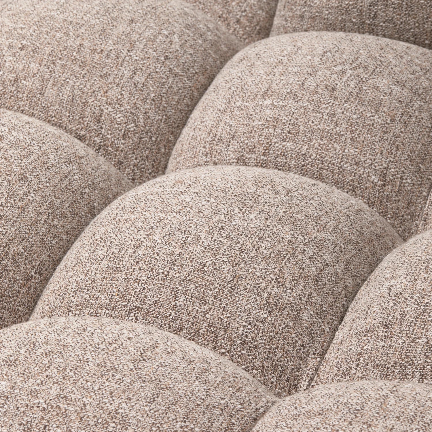 WOOOD, Allure schäslongsoffa vänster vävd brun melange