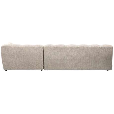 WOOOD, Allure schäslongsoffa höger vävd naturel melange
