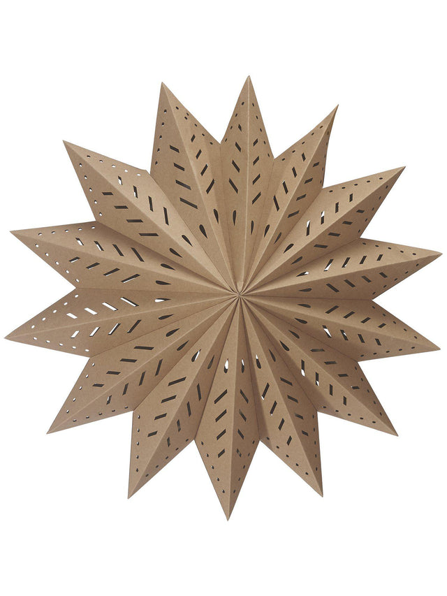 Alfa Julstjärna – Brun 50 cm