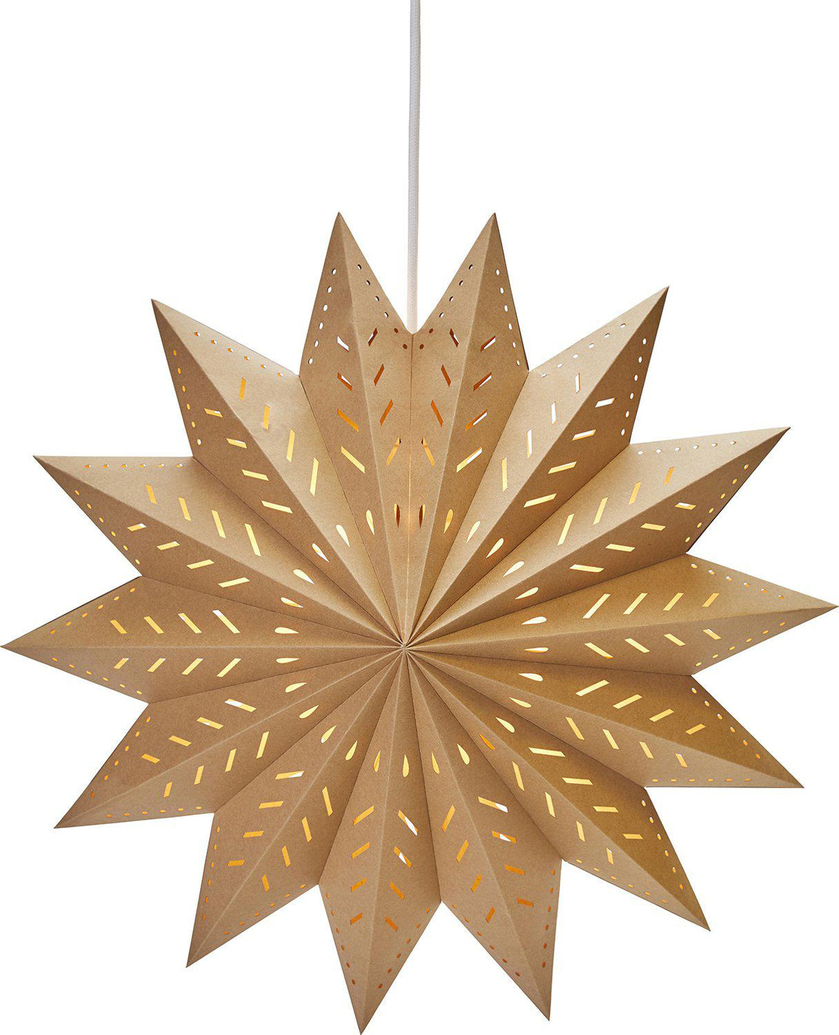 Alfa Julstjärna – Brun 50 cm