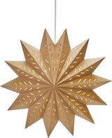 Alfa Julstjärna – Brun 50 cm