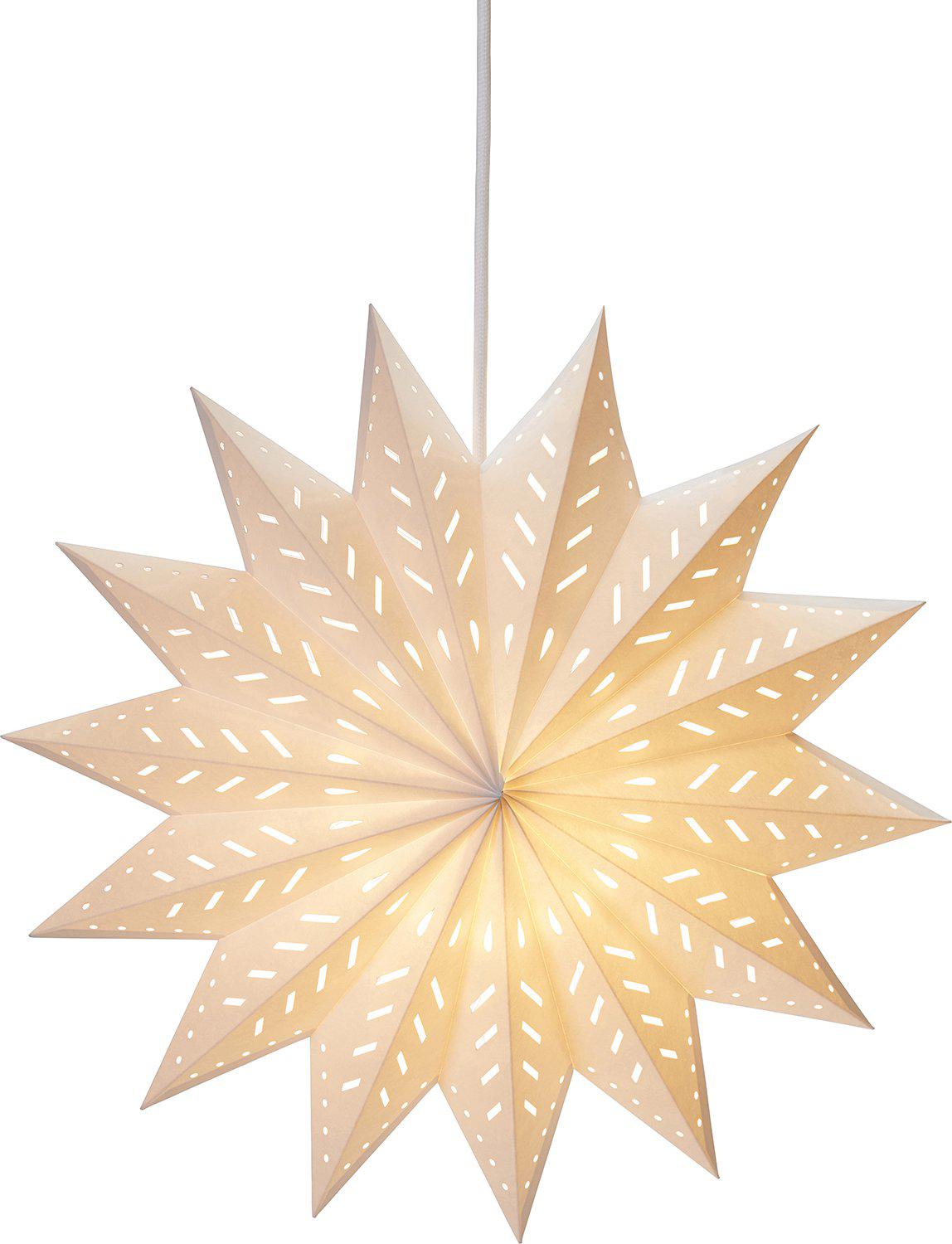 Alfa Julstjärna – Vit 50 cm