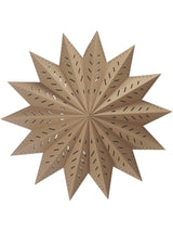 Alfa Julstjärna – Brun 60 cm
