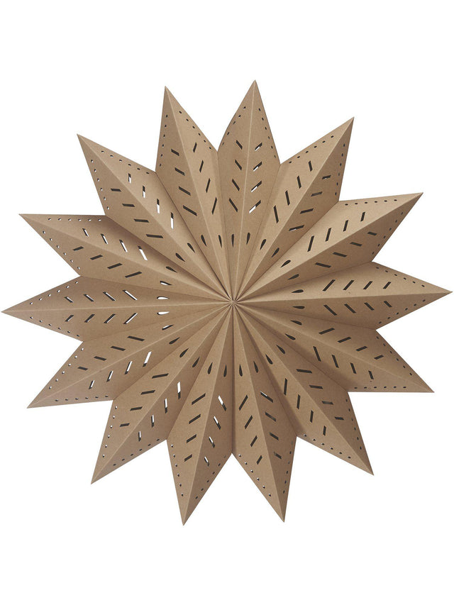 Alfa Julstjärna – Brun 60 cm