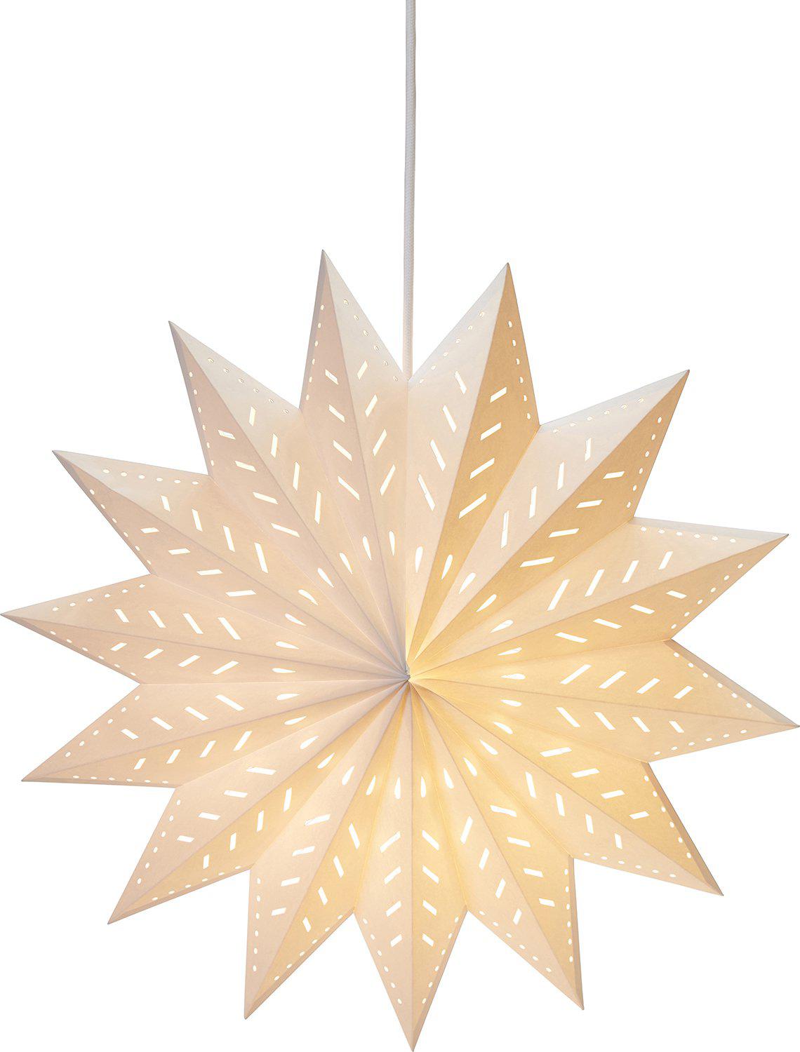 Alfa Julstjärna – Vit 60 cm